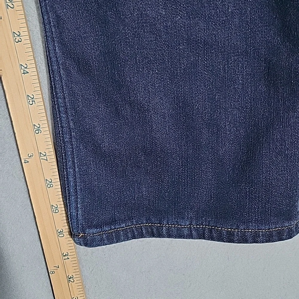 Carhartt Flannel Lined Straight Jeans Women's 16 Regular Blue Plaid Workwear‎